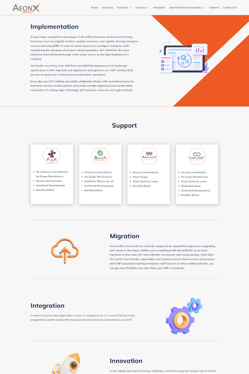 Hosting Company Layout Preview