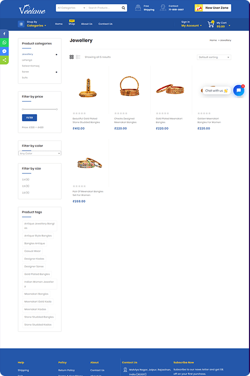 Hosting Company Layout Preview