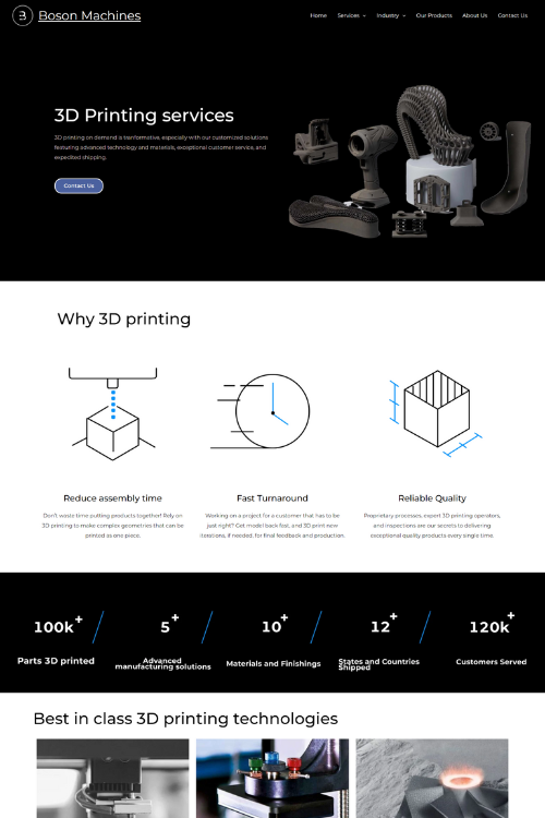 Hosting Company Layout Preview